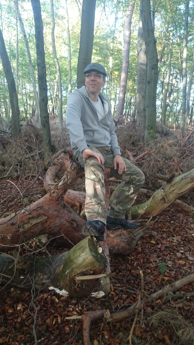 Blöde, wie ich im Wald positioniert war – aber lustig war’s!