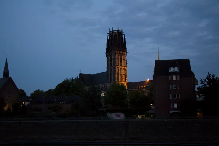 Abendstimmung - auf dem Weg richtung Innenharfen