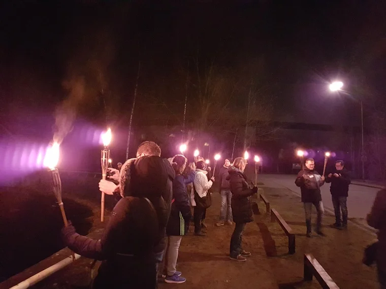 Unsere Gruppe unterwegs im Landschaftspark