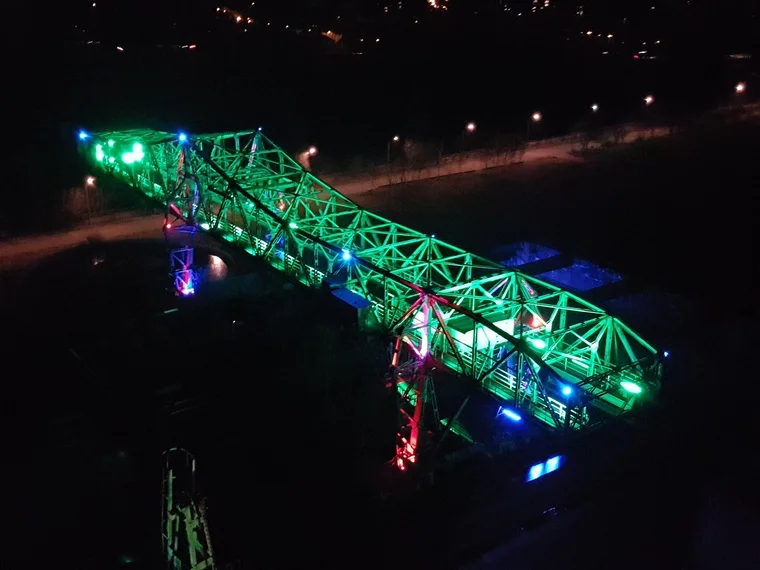 Der Kran „Krokodil“ im Landschaftspark