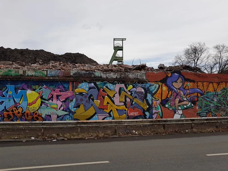 Förderturm der Zeche Amalie im Nordviertel