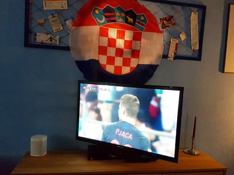 Wir verfolgen nahezu alle Spiele wobei Kroatien unser Favorit ist