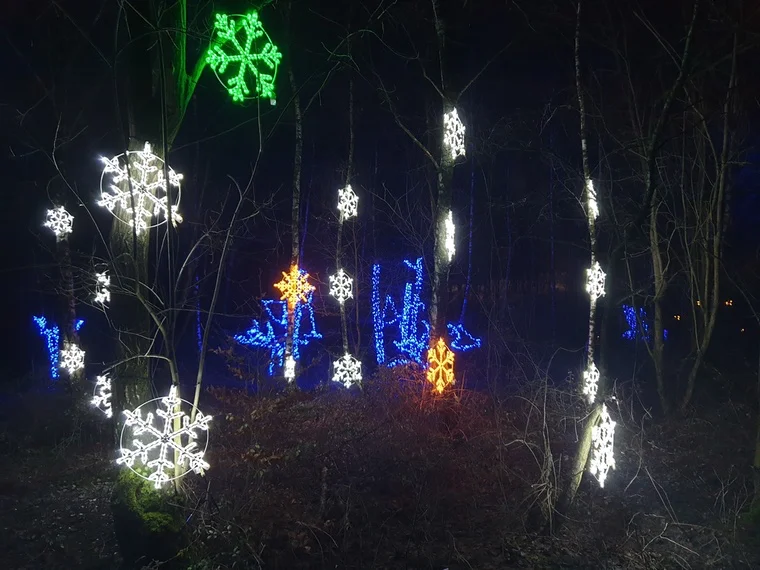 Beleuchtetes Lichtermeer
