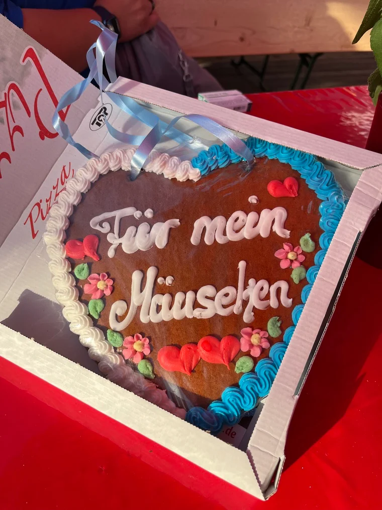 Süße Erinnerung an einen besonderen Kirmestag.