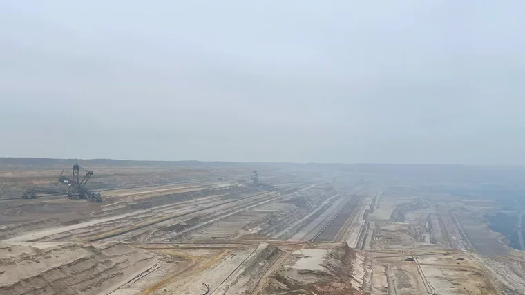 Das berühmte Loch im Tagebau