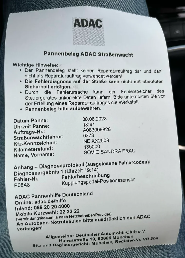 Kupplungspedal-Positionssensor – klingt schon wie ein Zungenbrecher, bevor er überhaupt kaputtgeht.