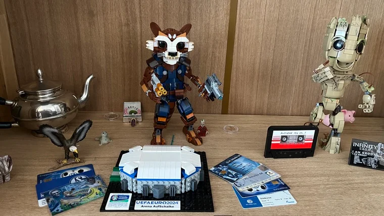 Die Arena hat einen Ehrenplatz in der Vitrine bekommen