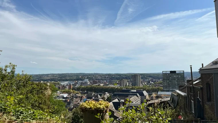 Blick von Hausnummer 40 über Lüttich.