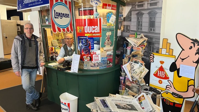 Typischer Kiosk der 70er-Jahre